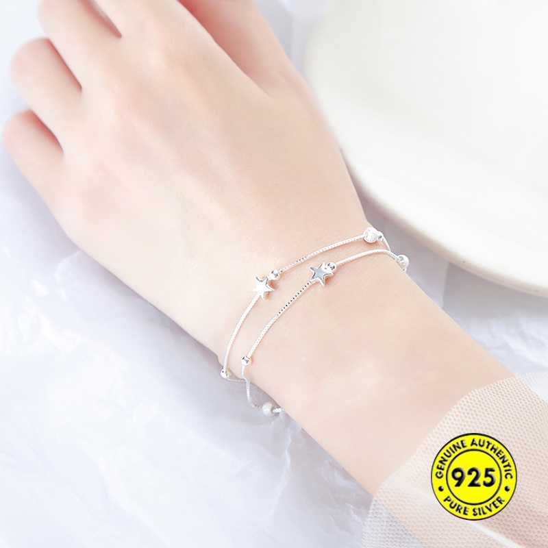 Gelang Bahan S925 Silver Untuk Wanita