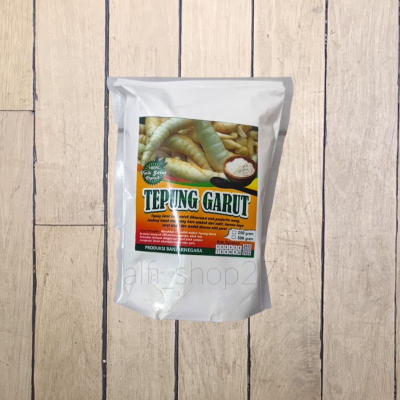 

Tepung Garut Pati Irut 250gr | Tepung Angkrik untuk asam lambung