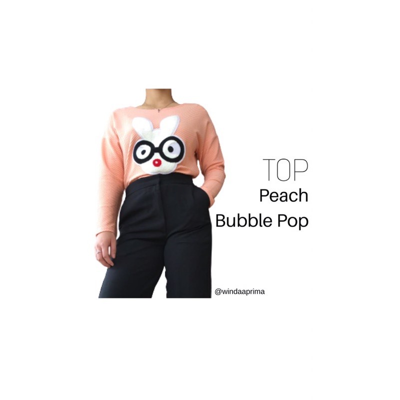 

Peach Bubble Pop Top