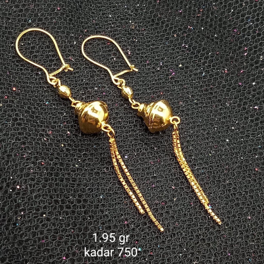 Anting Emas 17K - 1.95 gr Kadar 750 - 477