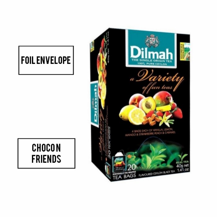 

(BISA COD) Teh Dilmah Variety Fruit