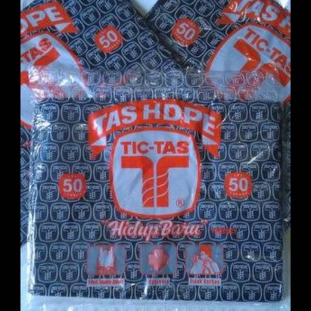 Tas kresek HDPE merk tic tas