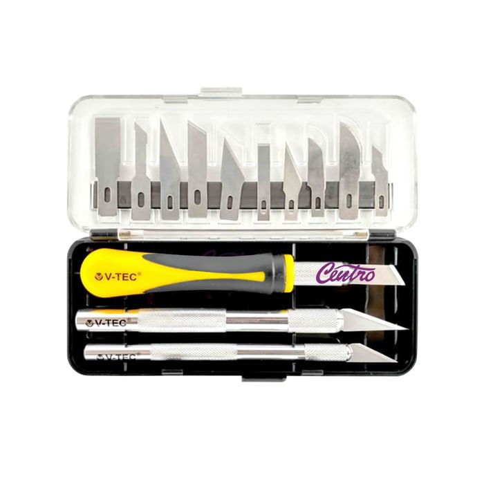 

UKIR-ALAT- V TEC 310 SET / CRAFT KNIFE / CUTTER PEN / PISAU UKIR/ ART -ALAT-UKIR.