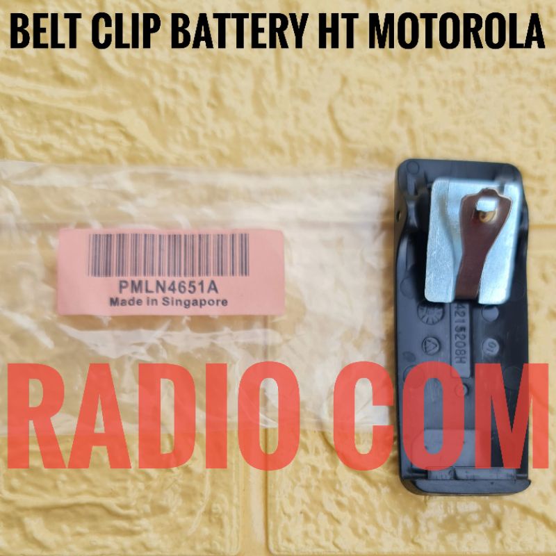 BELT CLIP BATRE HT MOTOROLA APX1000 XIR P6620i XIR P8668i P8620 / PENJEPIT BATRE HT MOTOROLA APX1000 XIR P6620i P8600 ATS2500i ATS 2500i P8268 ORIGINAL