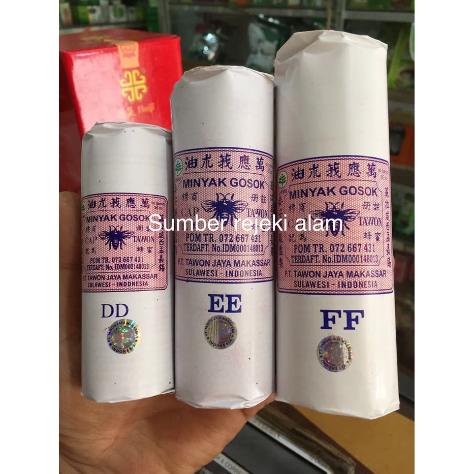 Ori minyak gosok cap tawon asli Makassar ukuran FF 90ml Manjur