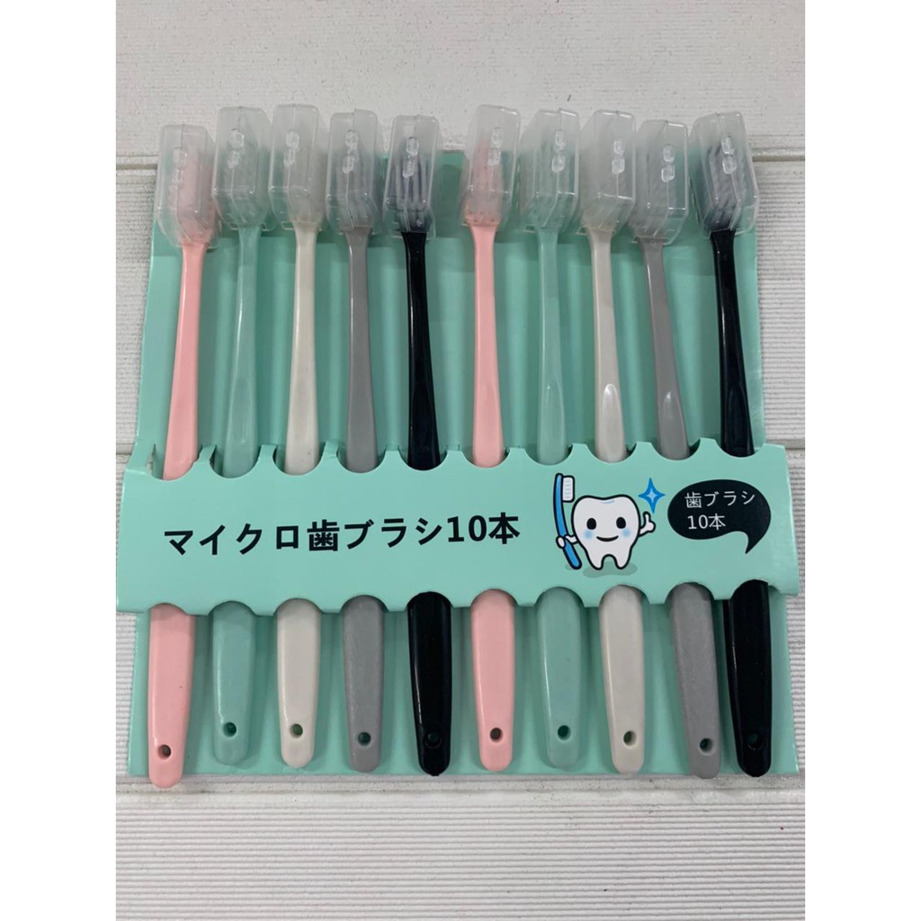 HARGA ECER(SATUAN) Sikat Gigi Dewasa Japan Korea Design Lembut 10pcs / Set