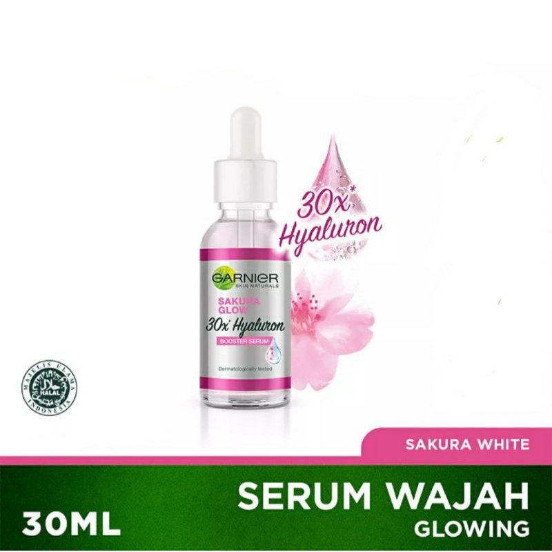 GARNIER SERUM BOOSTER SAKURA GLOW 15ML &amp; 30ML