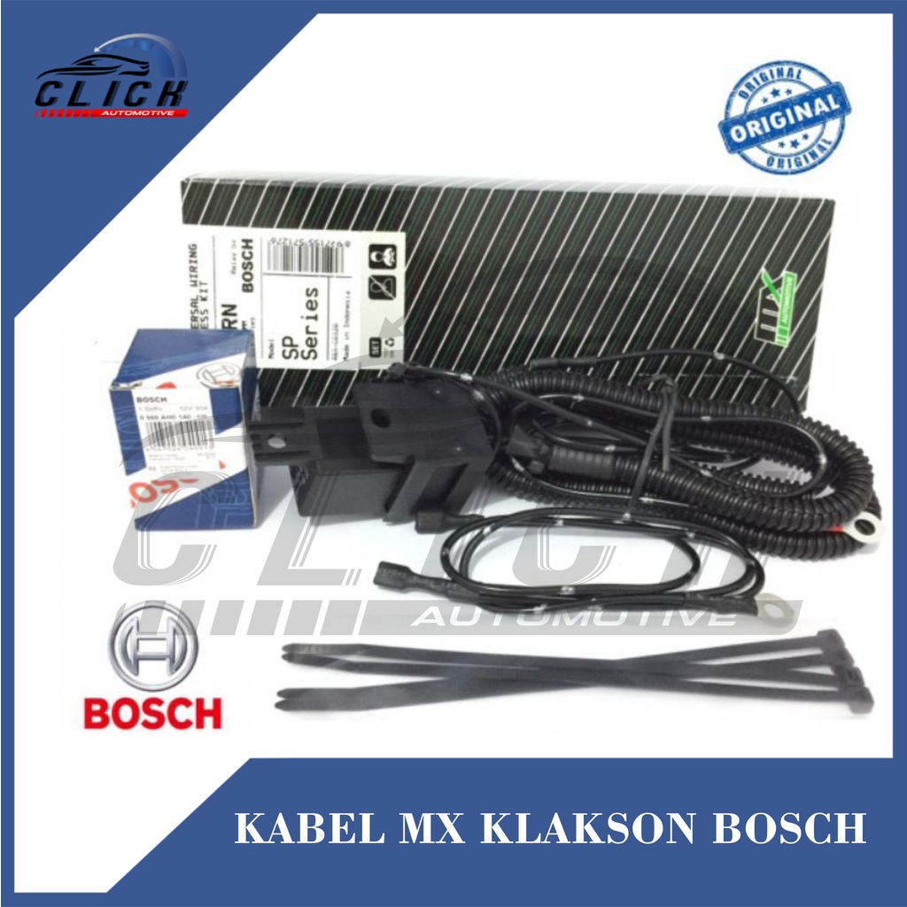 KABEL SET RELAY KLAKSON MX BOSCH ORI UNIVERSAL SEGALA MERK KLAKSON