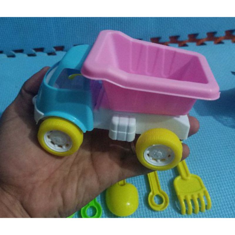 AJ LP 7 HAPPY SAND TRUCK DUMP MINI/ MAINAN MOBIL TRUK PASIR