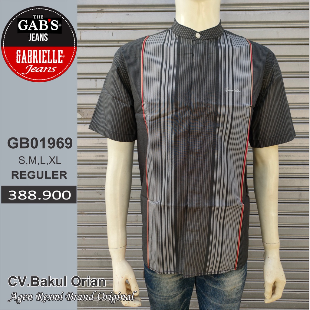 Baju Koko Kemeja Pria Gabrielle Gab's Original - GB01969