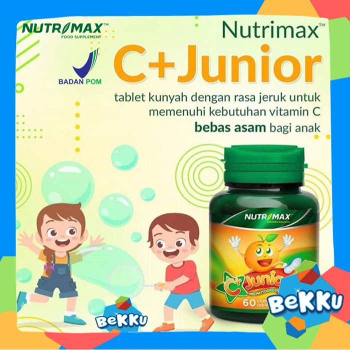 Nutrimax C+ Junior 60S / Vitamin C Anak / Bekku Vit Anak -