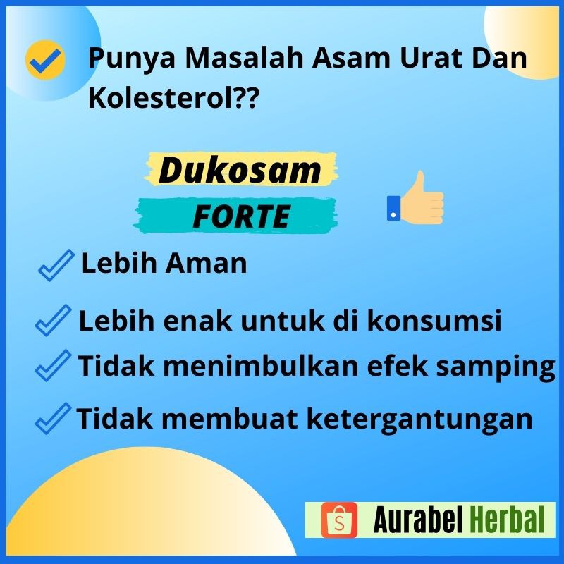 Obat Asam Urat Encok,Kolesterol Tinggi Bengkak Herbal Ampuh Dukosam-1