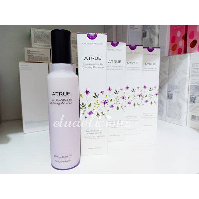 A-TRUE Violet Petal Black Tea Hydrating Moisturizer toner 120ml / moisturizer atrue a.true a true
