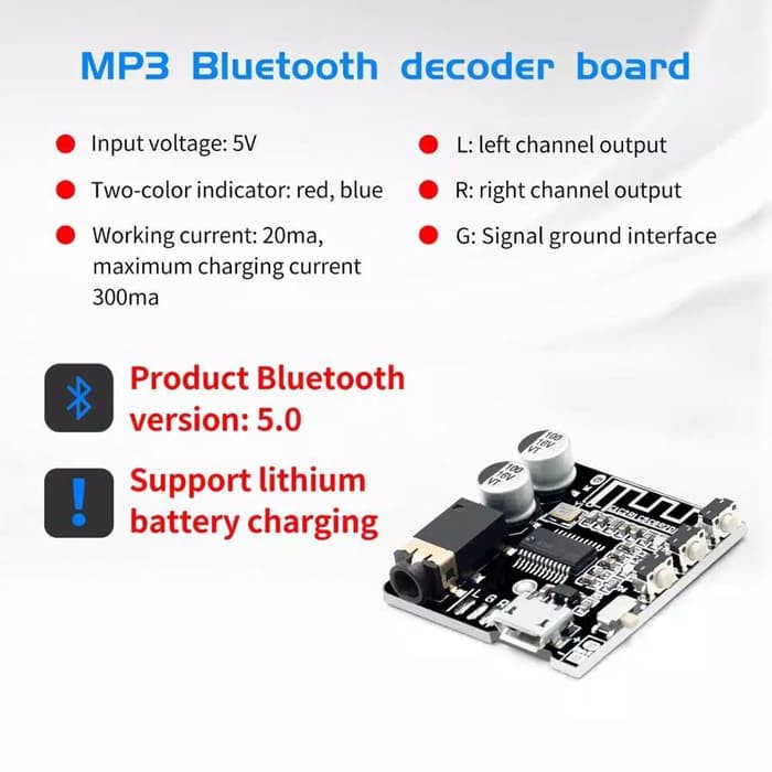 mp3 player Bluetooth decoder bluetooth 5.0 audio player hifi