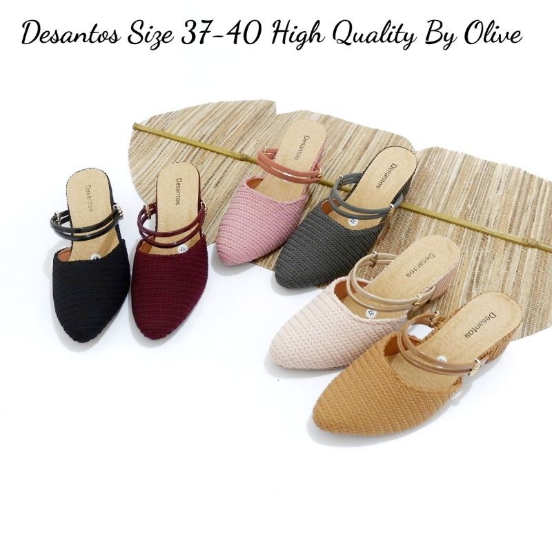 Desantos Sepatu high heels wanita Olv