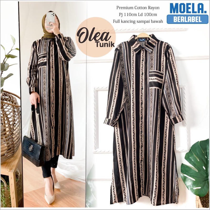 TUNIK RAYON “OLEA TUNIK” Original by Moela