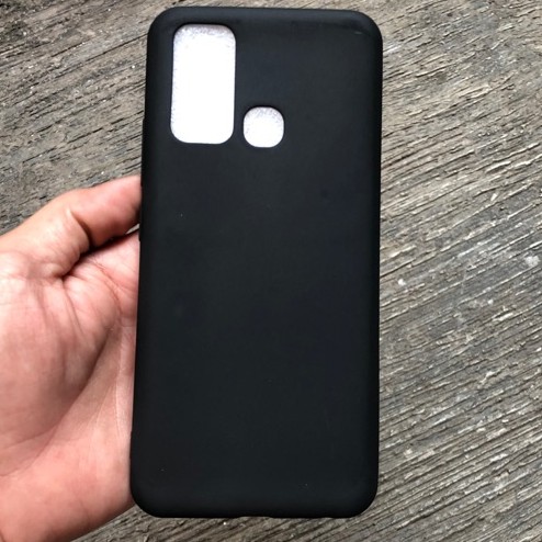 Softcase Vivo Y20 Y20s Y12s Y30 Y30i Y50 Slim Matte Case Hitam Black Silikon Lentur Lembut