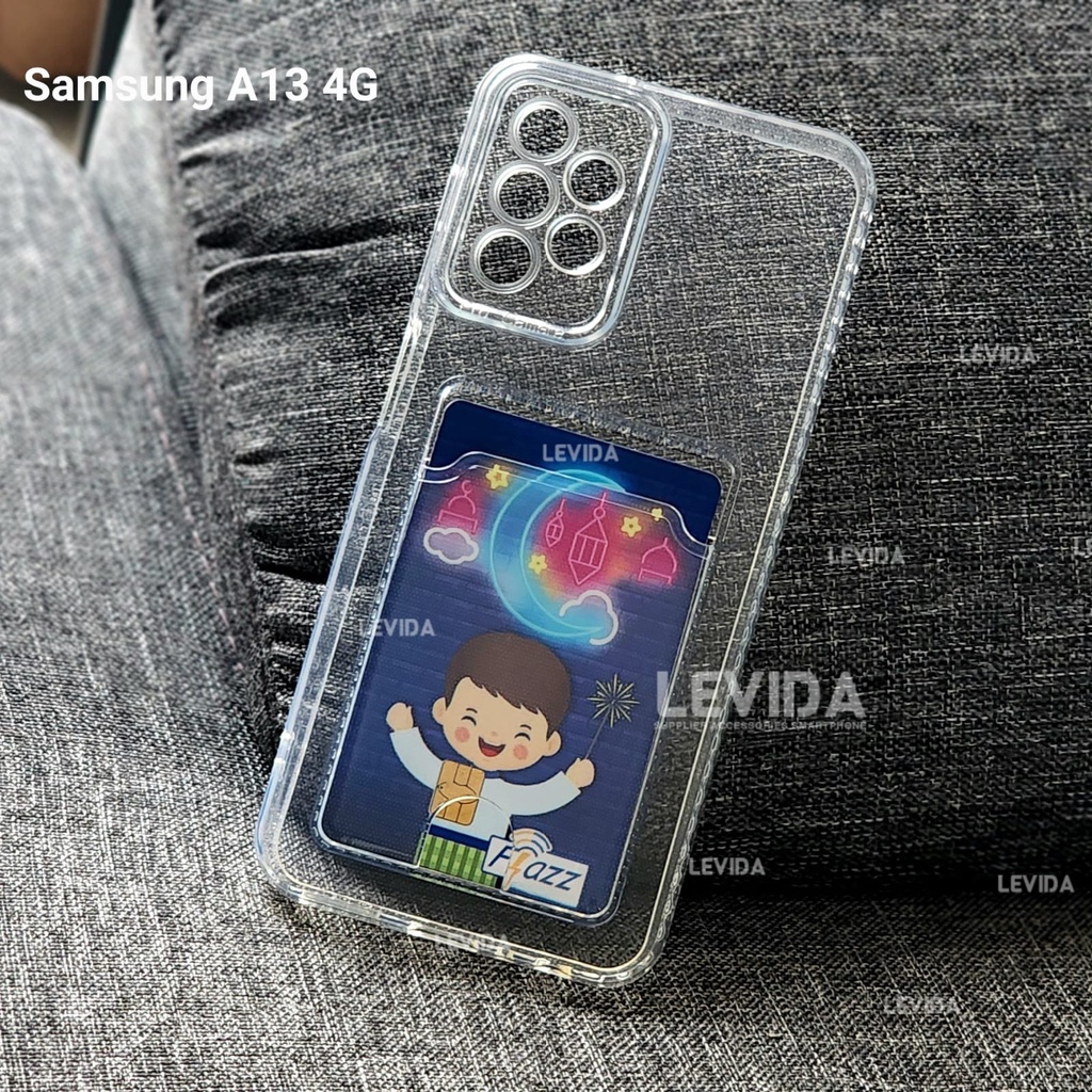 Samsung A32 4G Samsung A32 5G Samsung A72 Card Case Clear / Slot Kartu Bening Case Samsung A32 4G Sa