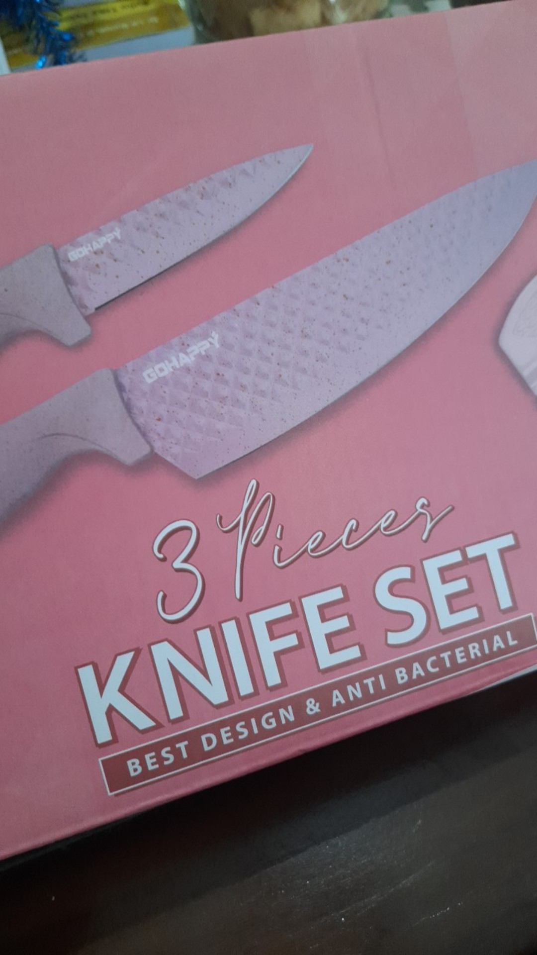 Original Pisau Set Rainbow Pastel Ceramic Knife Set 2012 Japan Quality