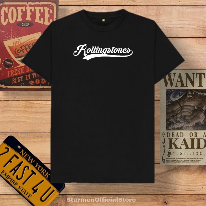 Kaos Distro Unisex ROLLIN STONE Katun Combed 30s / sablon polyflex /polyflex premium / Pakaian Pria Wanita Atasan Cowok Cewek /kaos kekinian / kaos viral / tshirt tumbrl tee basic /SIZE M , L , XL , XXL / kaus oblong oversize kaos murah best seller ready