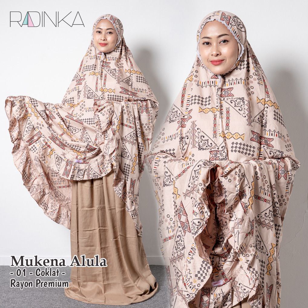 New Radinka -  Mukena Alula 01 - Mukena Alula 02 - Mukena Remaja - Mukena Dewasa - Radinka - Best Se