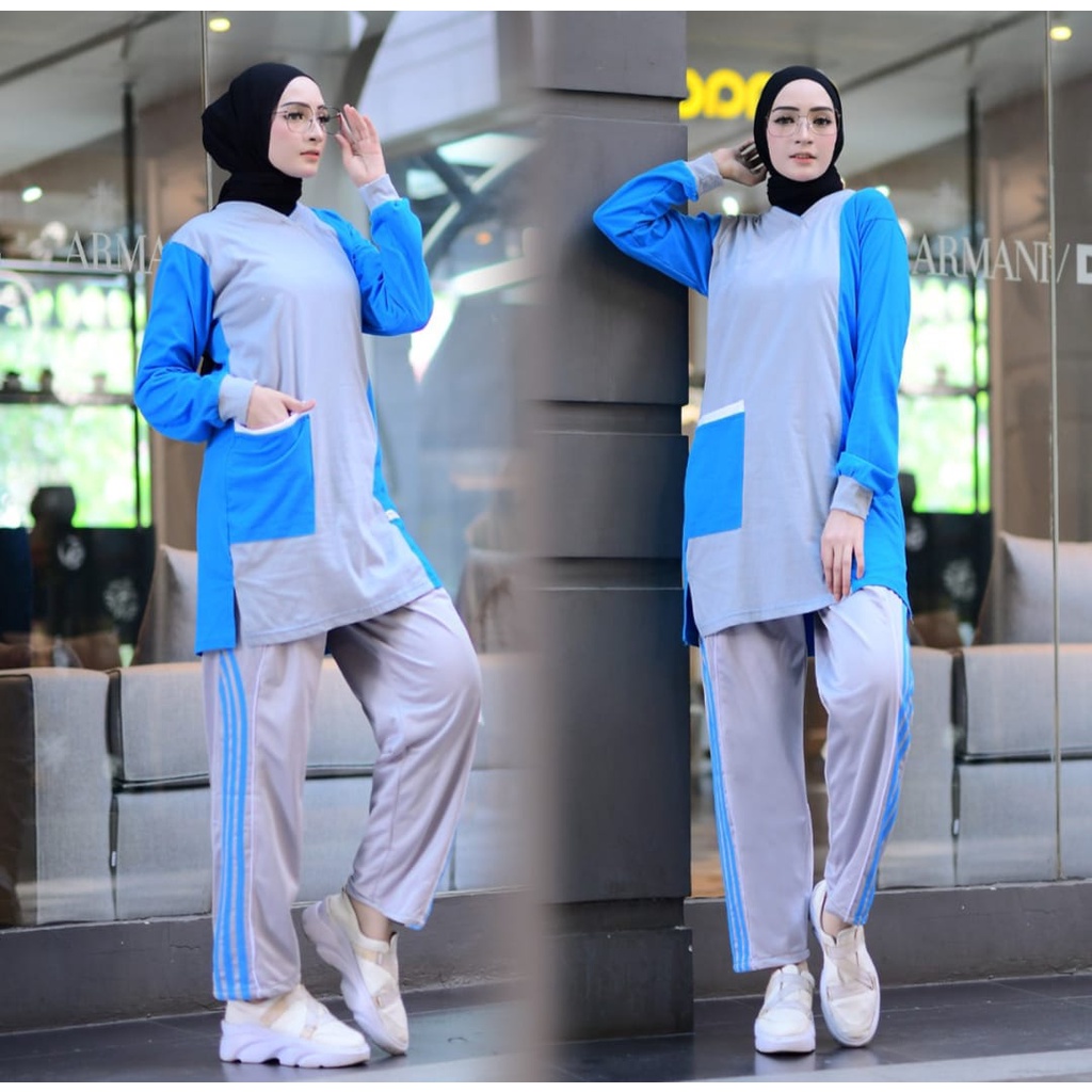 New Sport Setelan Baju olahraga Tunik Muslimah Termurah,Bagus dan Berkualitas