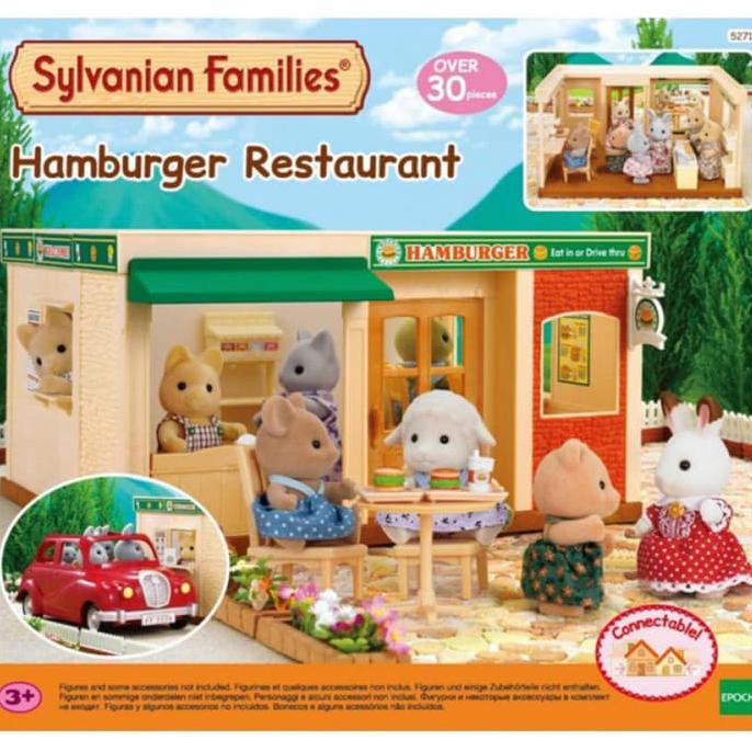 New reales sylvanian families hamburger restaurant