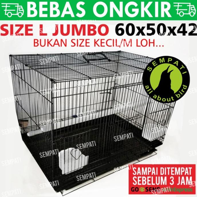 SANGKAR KANDANG BESI UMBARAN TEBAL LIPAT KOTAK UNTUK TERNAK