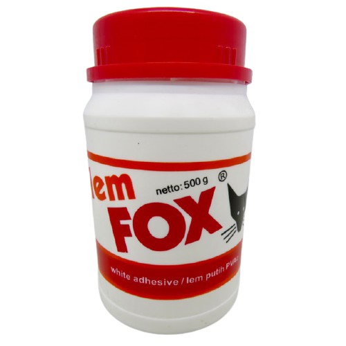 

LEM PUTIH FOX 500GRAM ADHESIVE GLUE KAYU KERTAS SERBAGUNA UNTUK SLIME LEM ANAK LUSIN ECER GROSIR