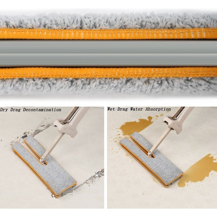 Alat Pel Ultra Mop Cleanze 2 Sisi / Lazy Mop / Wonder Mop