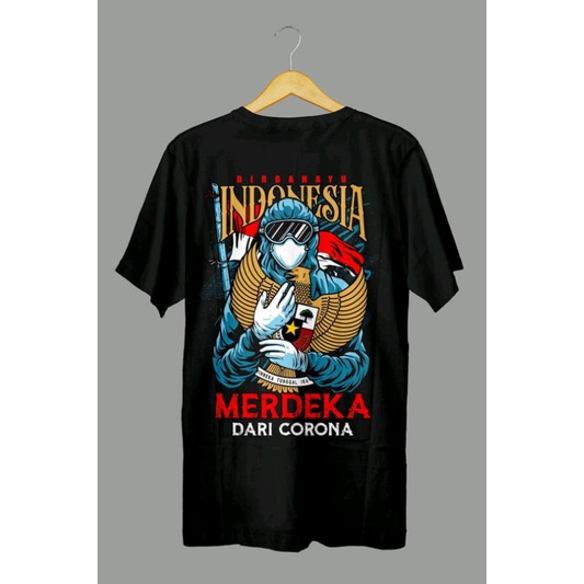 KAOS GARUDA Indonesia Merdeka Covid Kaos Indonesia Keren Baju Kemerdekaan Kaos Pancasila Kaos Distro