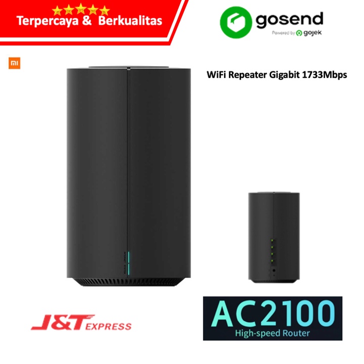 Mi Router WiFi Repeater Gigabit 1733Mbps 802.11AC - AC2100