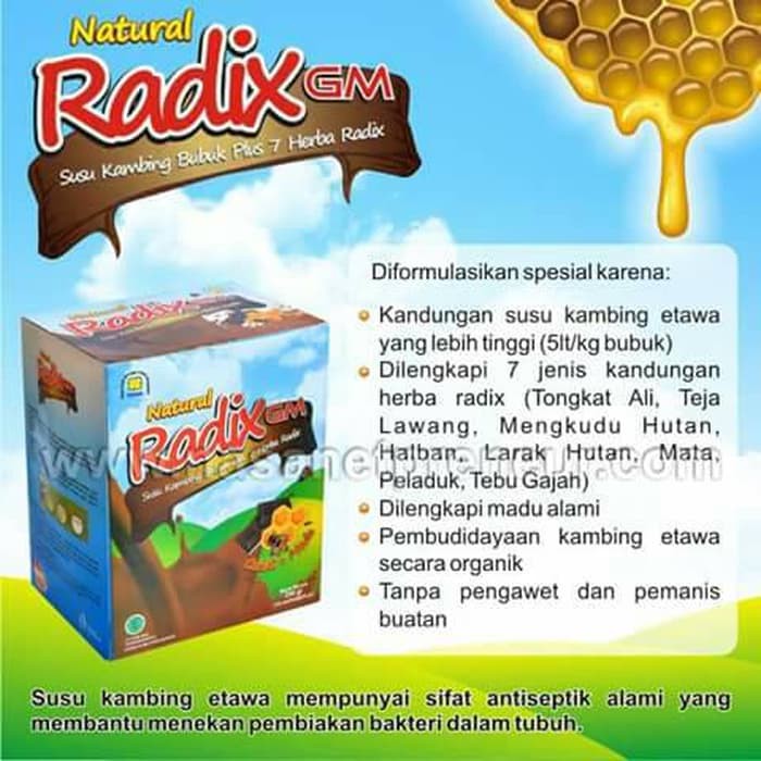 

RADIX GM RASA MADU SUSU KAMBING ETAWA Terbaik Bekhasiat Tinggi - OBAT ALERGI