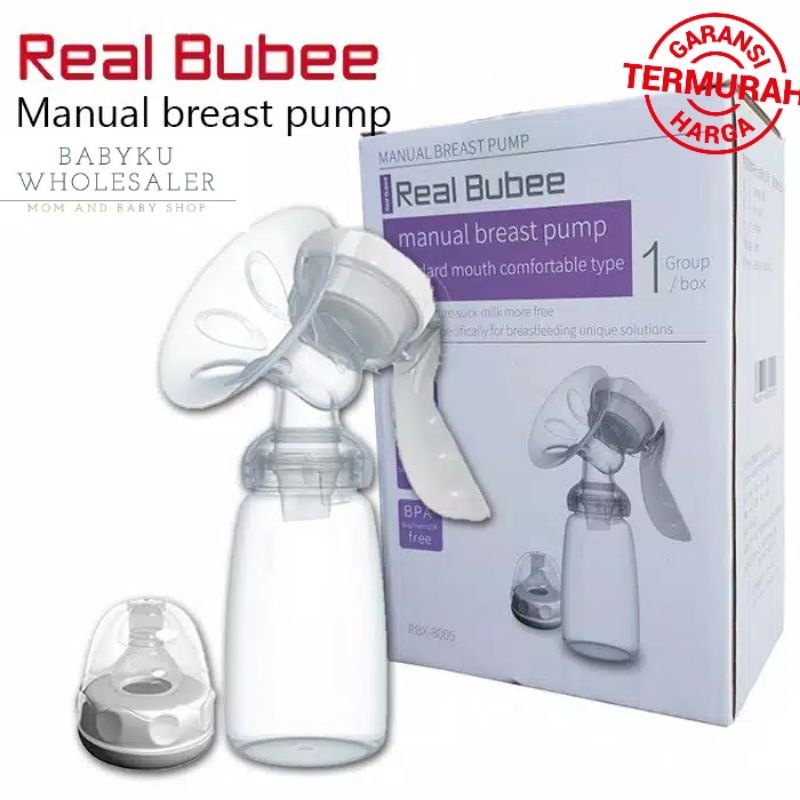 Pompa asi manual real bubee manual brest pump