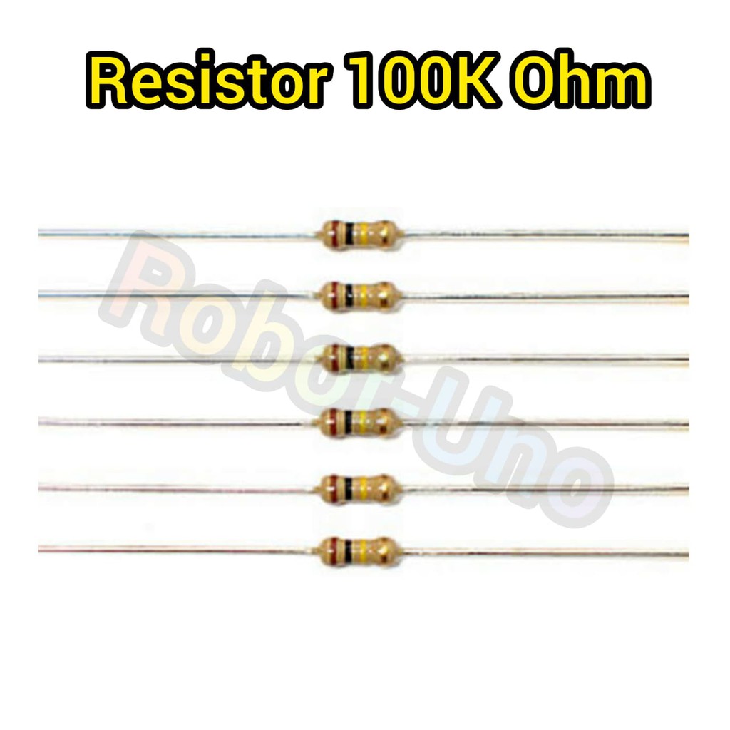 Resistor 100K Ohm 5% 1/4 Watt