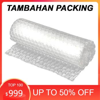 

Tambahan Packing Bubble wrap agar tidak Rusak dan aman saat pengiriman ekpedisi