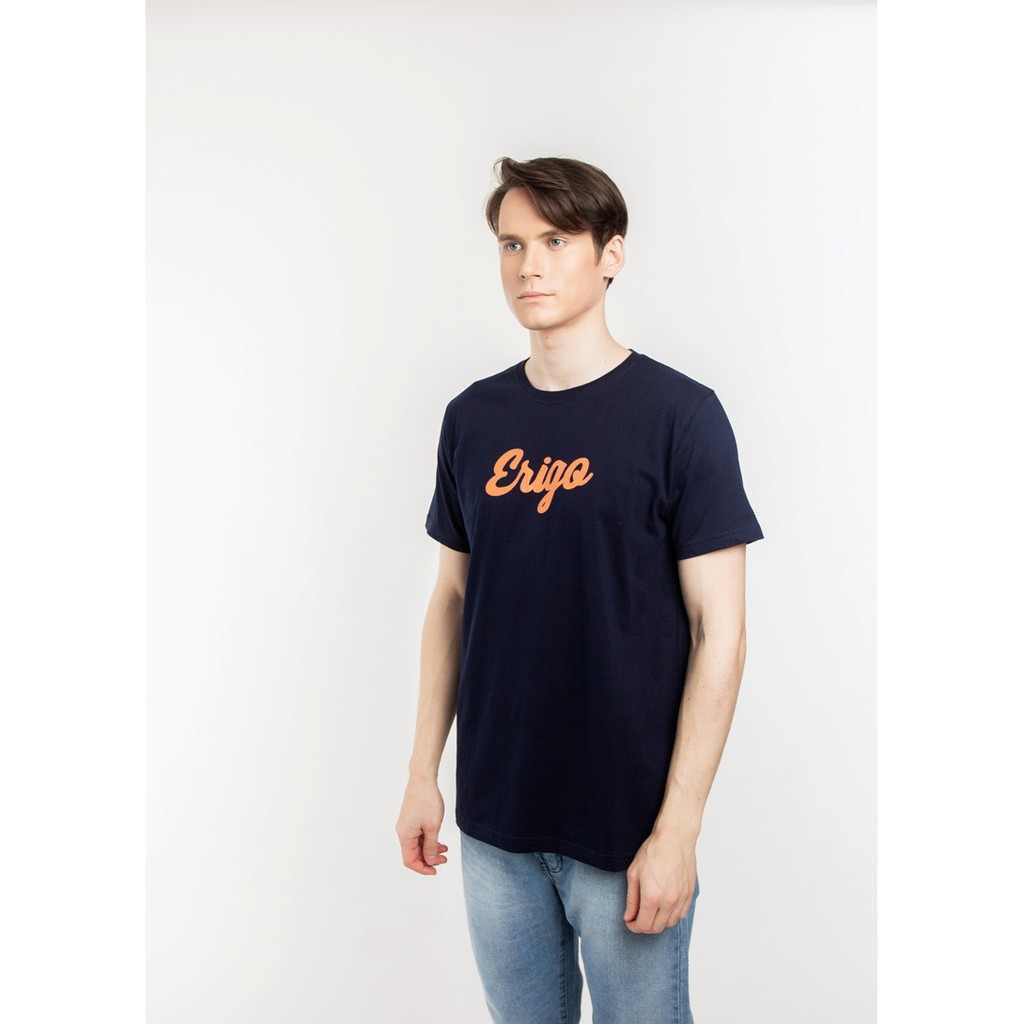 

Erigo T-Shirt Basic Orange Navy