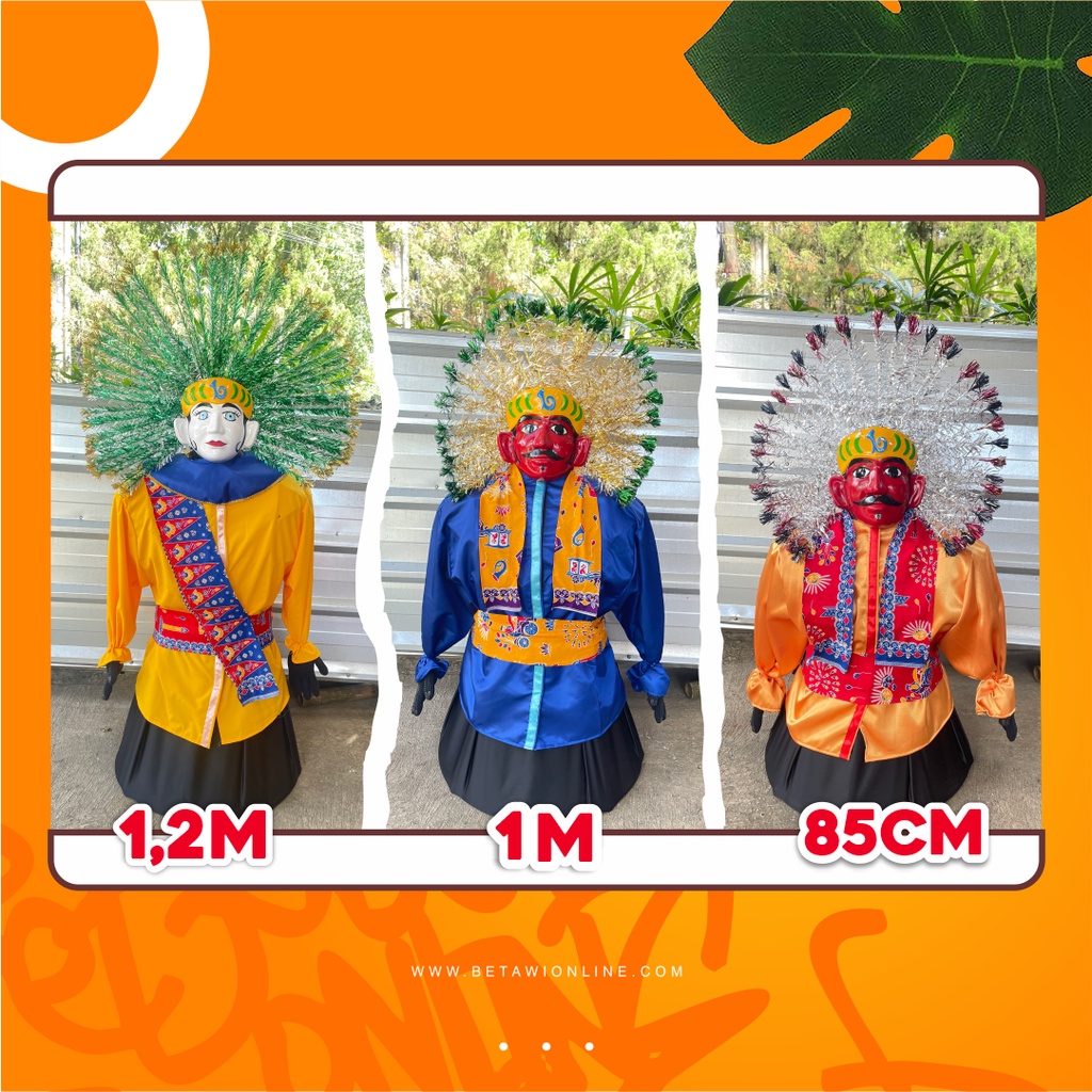 Ondel ondel 1,2 Meter Topeng Fiber