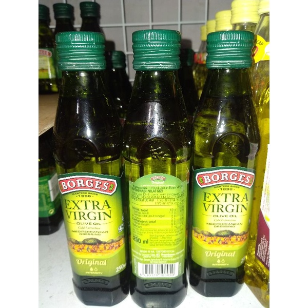 

ORIGINAL Minyak Zaitun EXTRA Virgin Olive Oil Borges 250 ml BISA DI MINUM