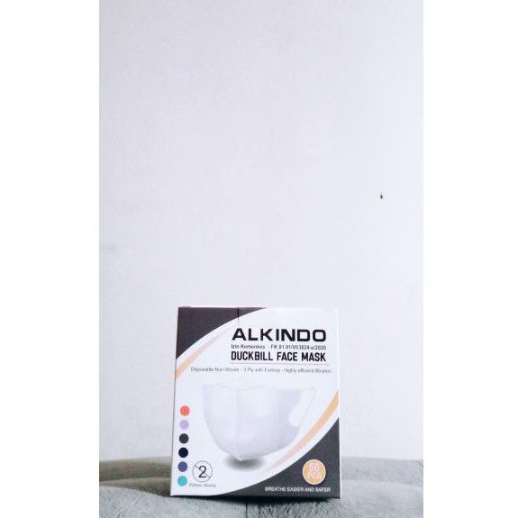 Duckbill Alkindo One Care Careion hitam putih abu 50pcs