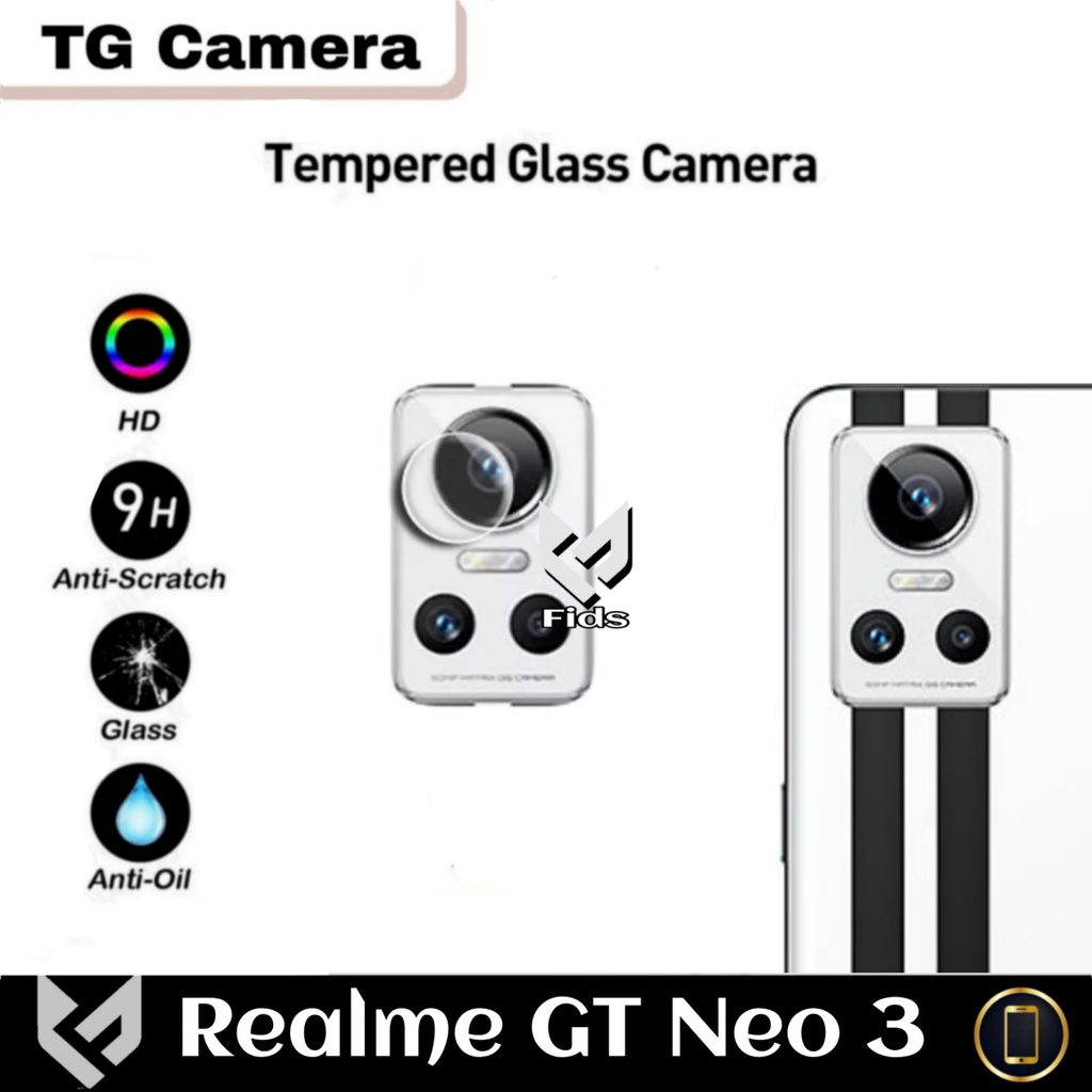 Promo Paket 2 IN 1 Anti Gores Layar For REALME GT NEO 3 Anti Gores Premium Free Tempered Glass Camera Pelindung Kamera Belakang Premum Quality