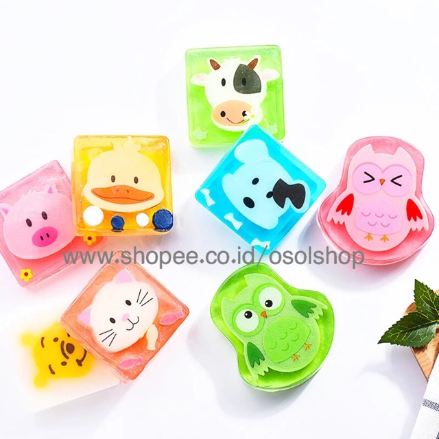 Handmade Soap / Sabun cuci tangan / sabun mandi kartun / cute cartoon soap souvenir