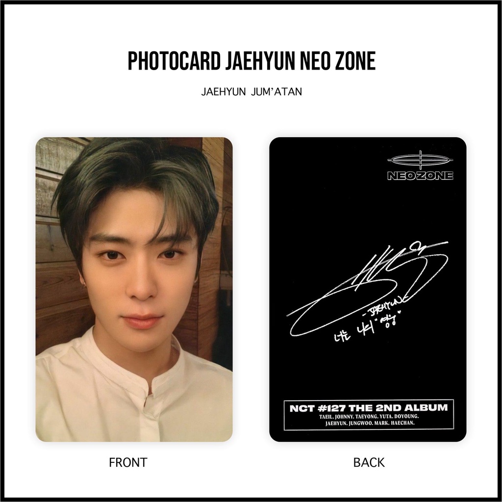 Photocard Jaehyun Jumatan (Neo Zone Era)