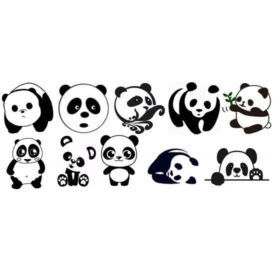 TATO TEMPORER PANDA TATTO REMPORARY KECIL