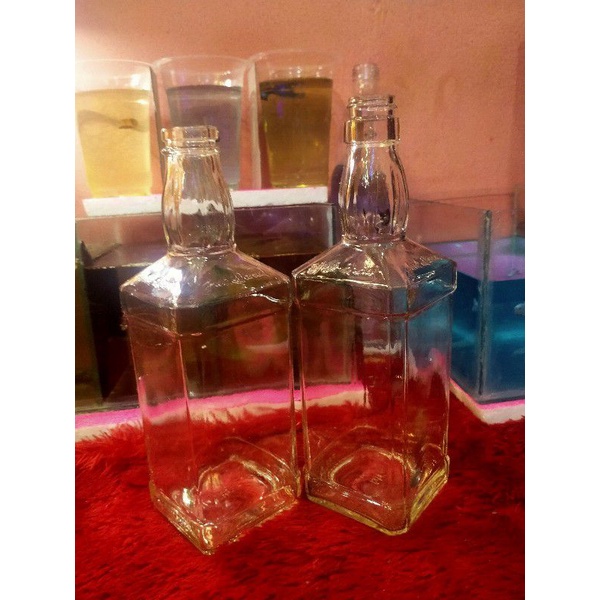botol polos botol unik botol minuman botol tempat ikan cupang, ikan hias, guppy dll