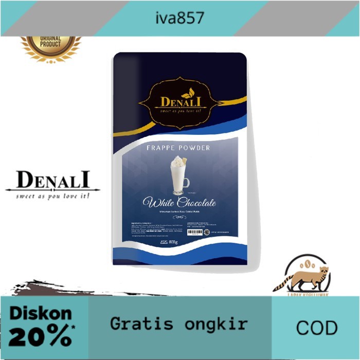 

PROMO White Chocolate Powder merk Denali GRATIS ONGKIR