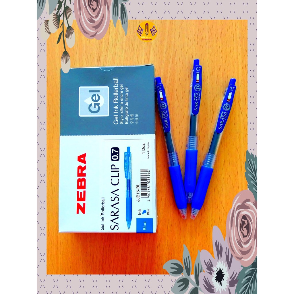 

Pulpen Gel Cetrek Zebra Sarasa Clip Gel Ink Biru 0,7 mm