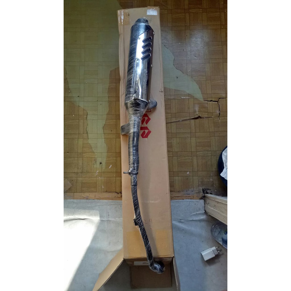 Knalpot Suzuki New Shogun 110 Cc Muffler Comp Shogun Ori 100 Sgp