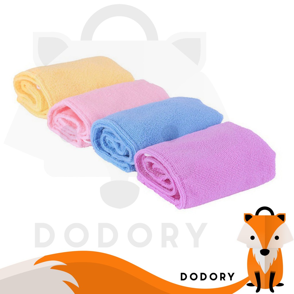 HL0081 Handuk Bandana Pengering Rambut Wanita Headband Towel Microfiber Polos