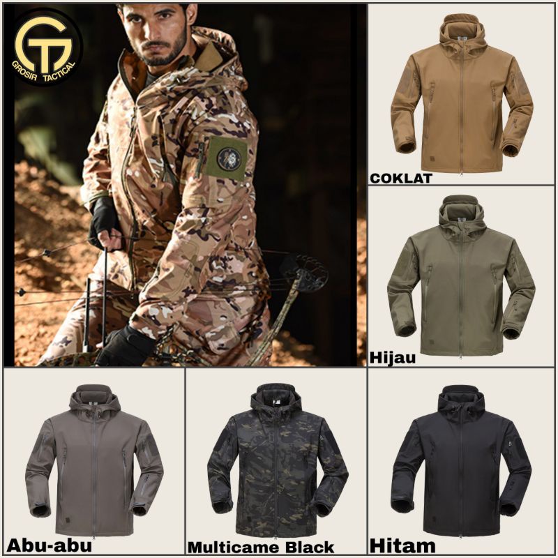 Jaket Pria/Jaket TAD Silver knight Original /Jaket Tactical TAD IMPORT/Jaket outdoor/jaket waterproo
